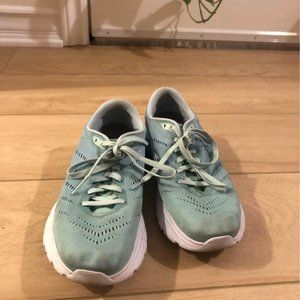 Women’s Mint Blue Hoka Pro Fly Running Shoes 8